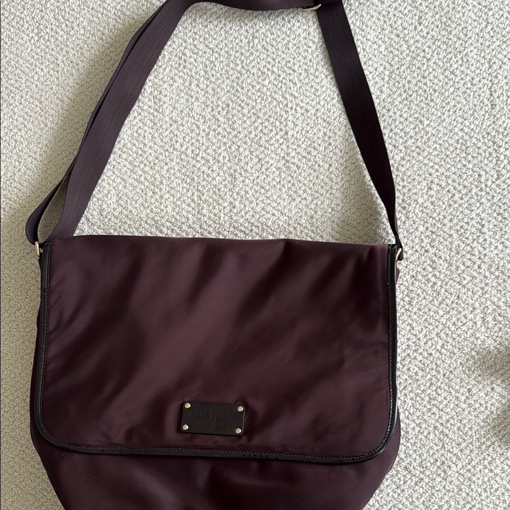 Kate spade, Brown Messenger/Diaper Bag
